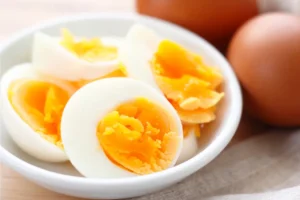 boiled eggs