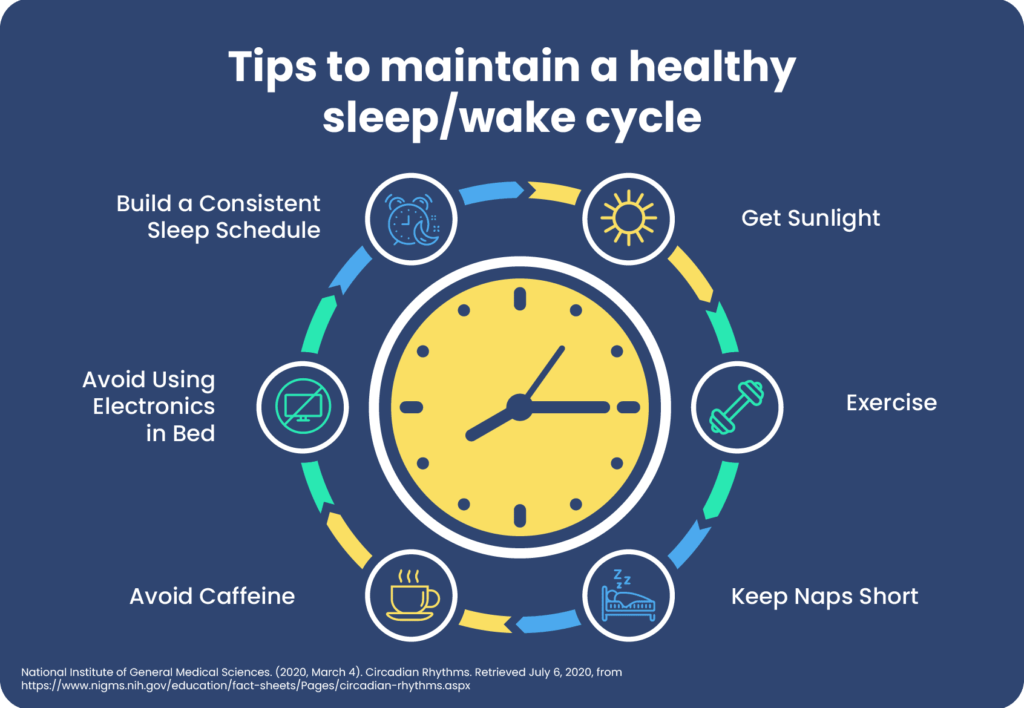 healthy sleep / wake cycle